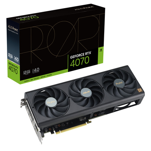 image produit Asus ProArt GeForce RTX 4070 OC Edition 12GB Grosbill