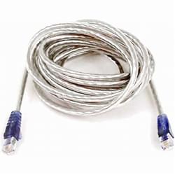 Câble RJ11 Plat 2m Blanc  - Connectique réseau - grosbill.com - 0