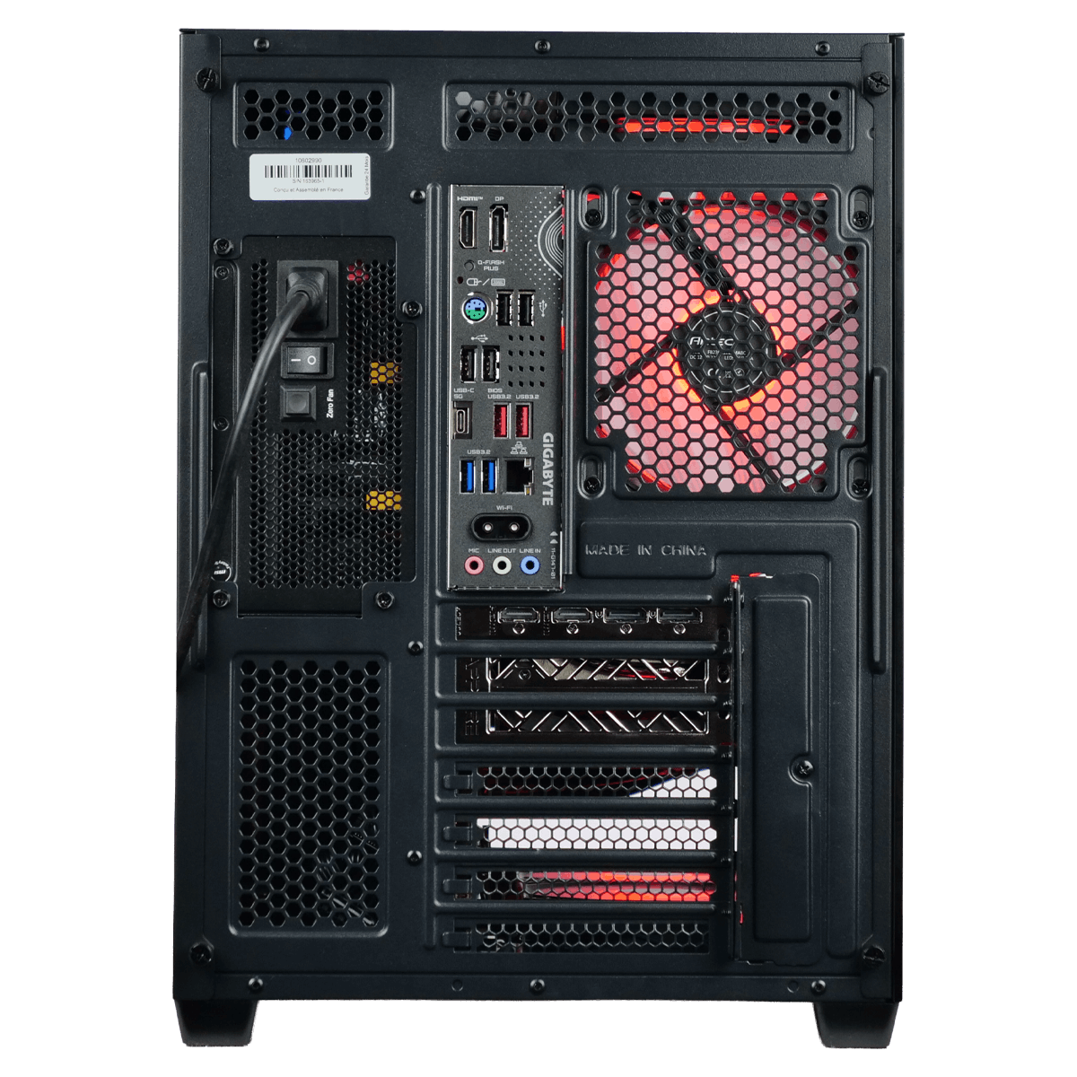 Grosbill CRIMSON - R7-9800X3D/9070XT/32Go/2To - GB-CYB (PCG-10602990) - Achat / Vente PC Fixe sur grosbill.com - 5