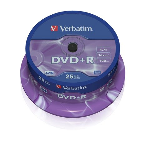 DVD+R/4.7GB 16x AdvAZO Spdl 25pk - Achat / Vente sur grosbill.com - 0