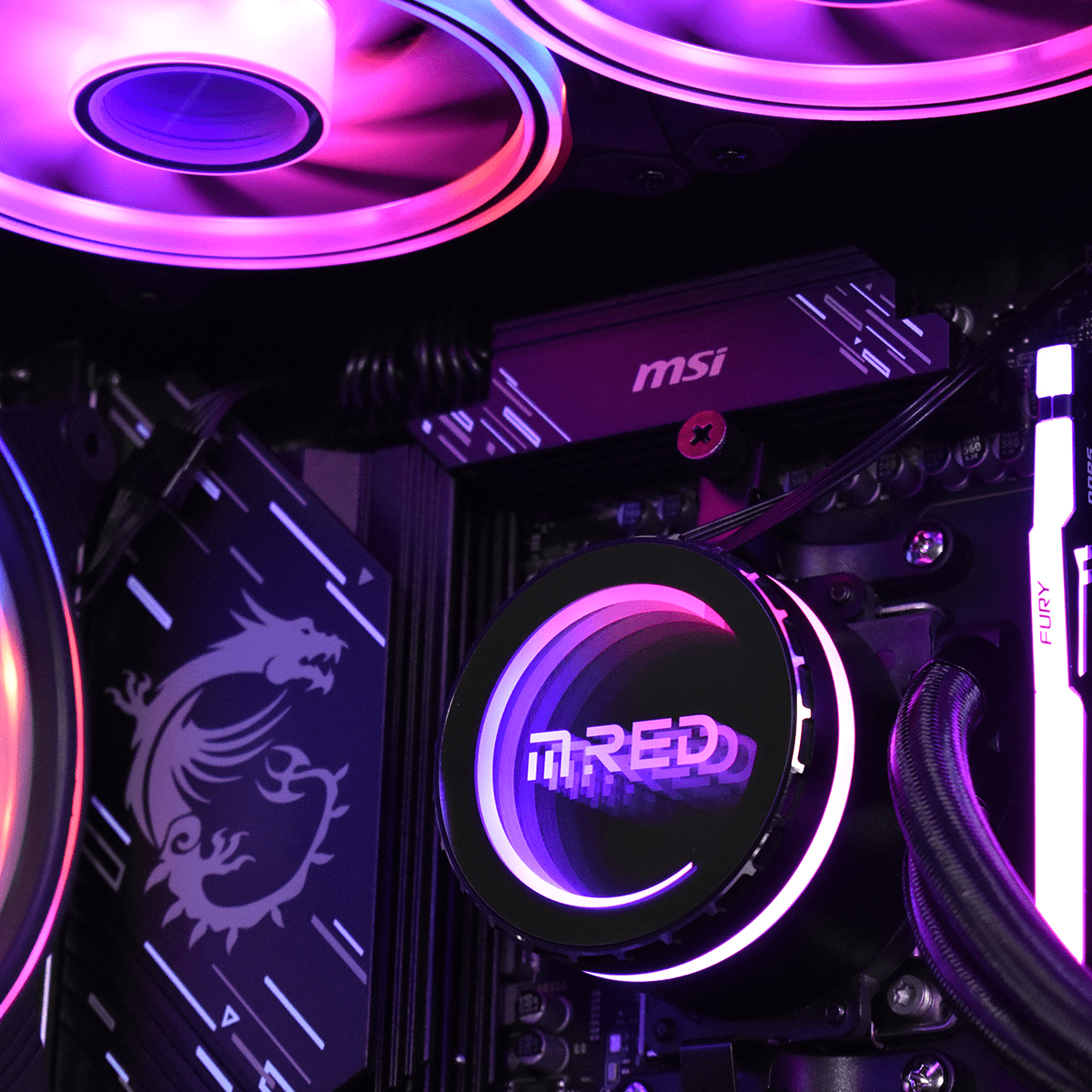 Grosbill RED Glass - R7-9800X3D/4070TiS/32Go/2To (0125) (PCG-10602397) - Achat / Vente PC Fixe sur grosbill.com - 2