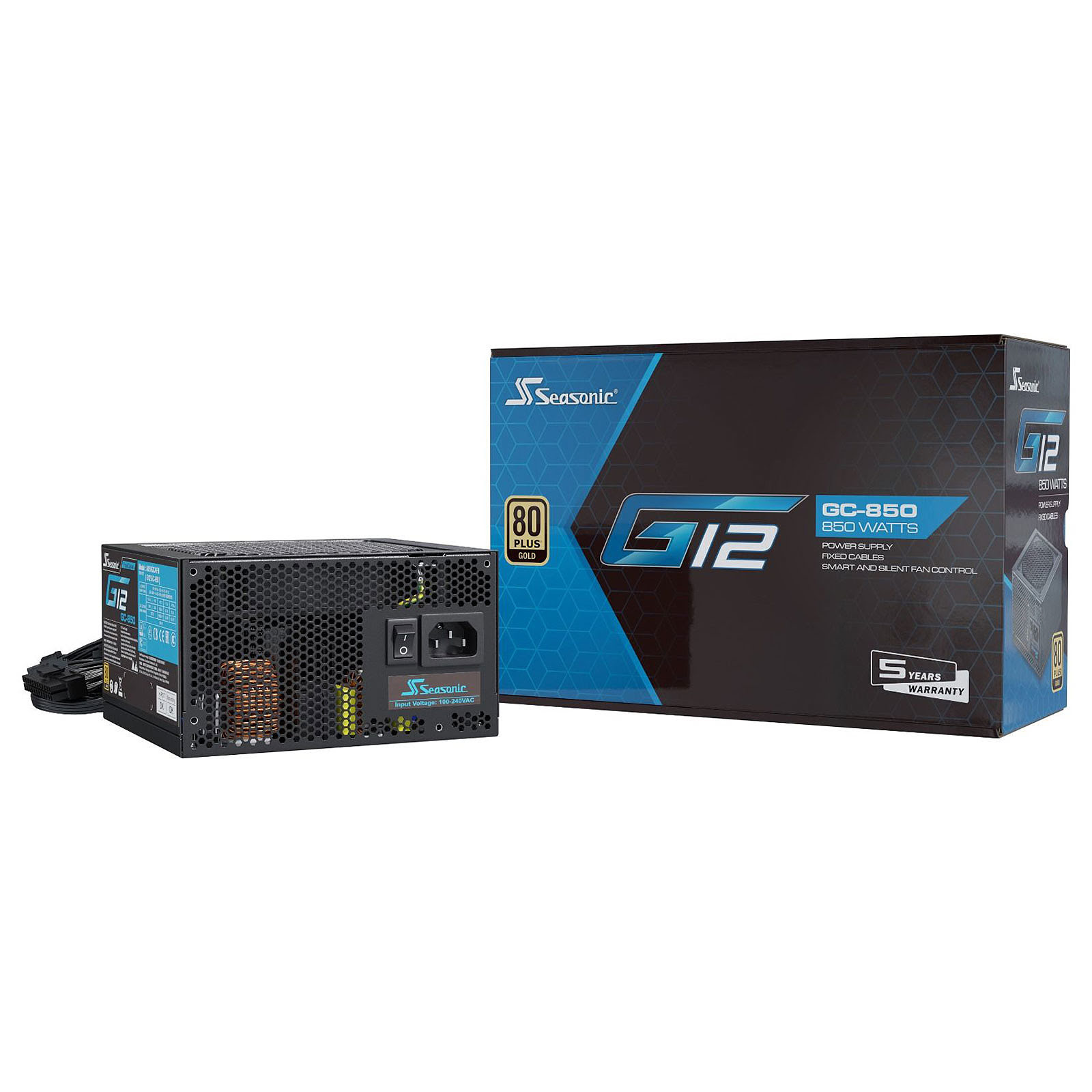 Seasonic G12 GC-850 (850W 80+ Gold) - Alimentation Seasonic