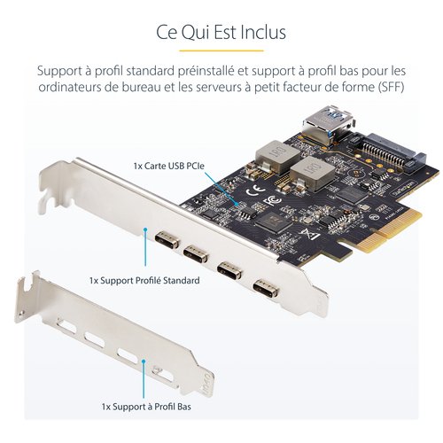 5-PORT USB PCIE CARD 10GBPS - Achat / Vente sur grosbill.com - 12