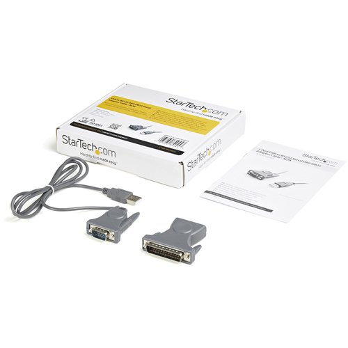 USB to RS232 DB9/DB25 Serial Adapter - Achat / Vente sur grosbill.com - 5