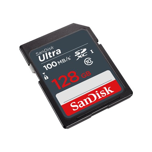SanDisk Ultra 128GB SDXC Mem Card 100MB - Achat / Vente sur grosbill.com - 1