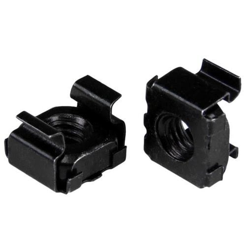 StarTech M5 Cage Nuts - 50 Pack Black