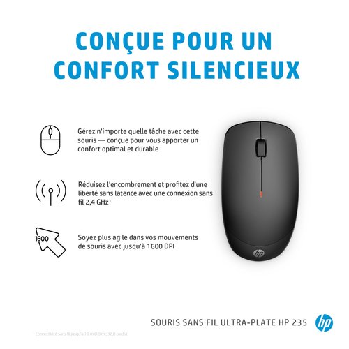 HP 235 SLIM WRLS MOUSE - Achat / Vente sur grosbill.com - 4