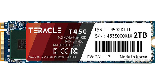 Teracle 2To Gen4 M.2 NVMe - T4502KTTI - T450