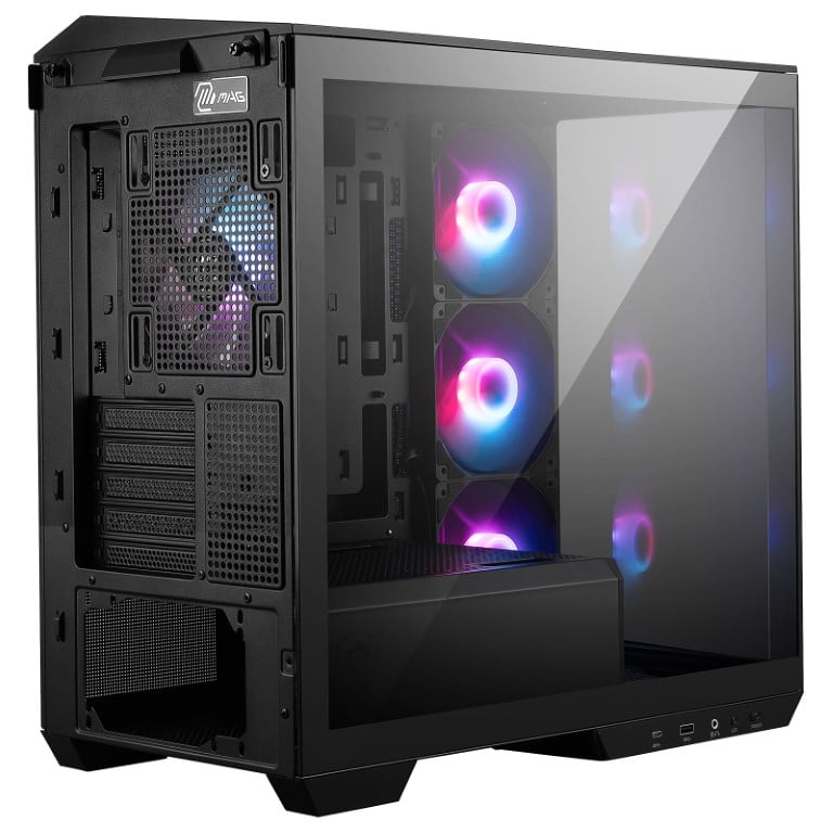MSI MAG PANO M100R PZ Noir + MPG A1000GS PCIE5 Noir Noir - Boîtier PC - 5