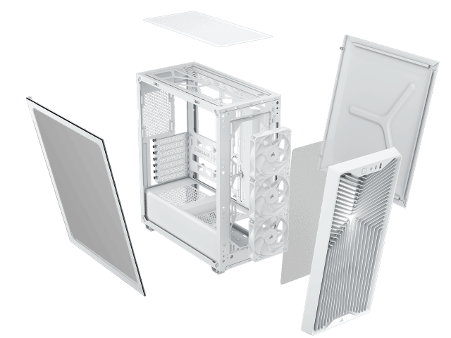 Corsair 3200D RS Blanc Blanc - Boîtier PC Corsair - grosbill.com - 6