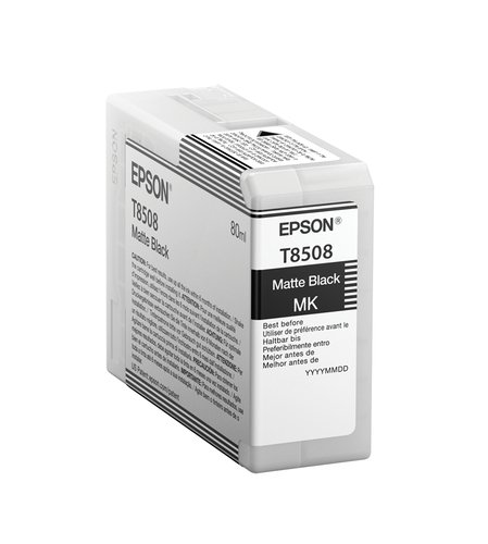 Epson Ink/T8508 Ultrachrome HD 80ml MBK
