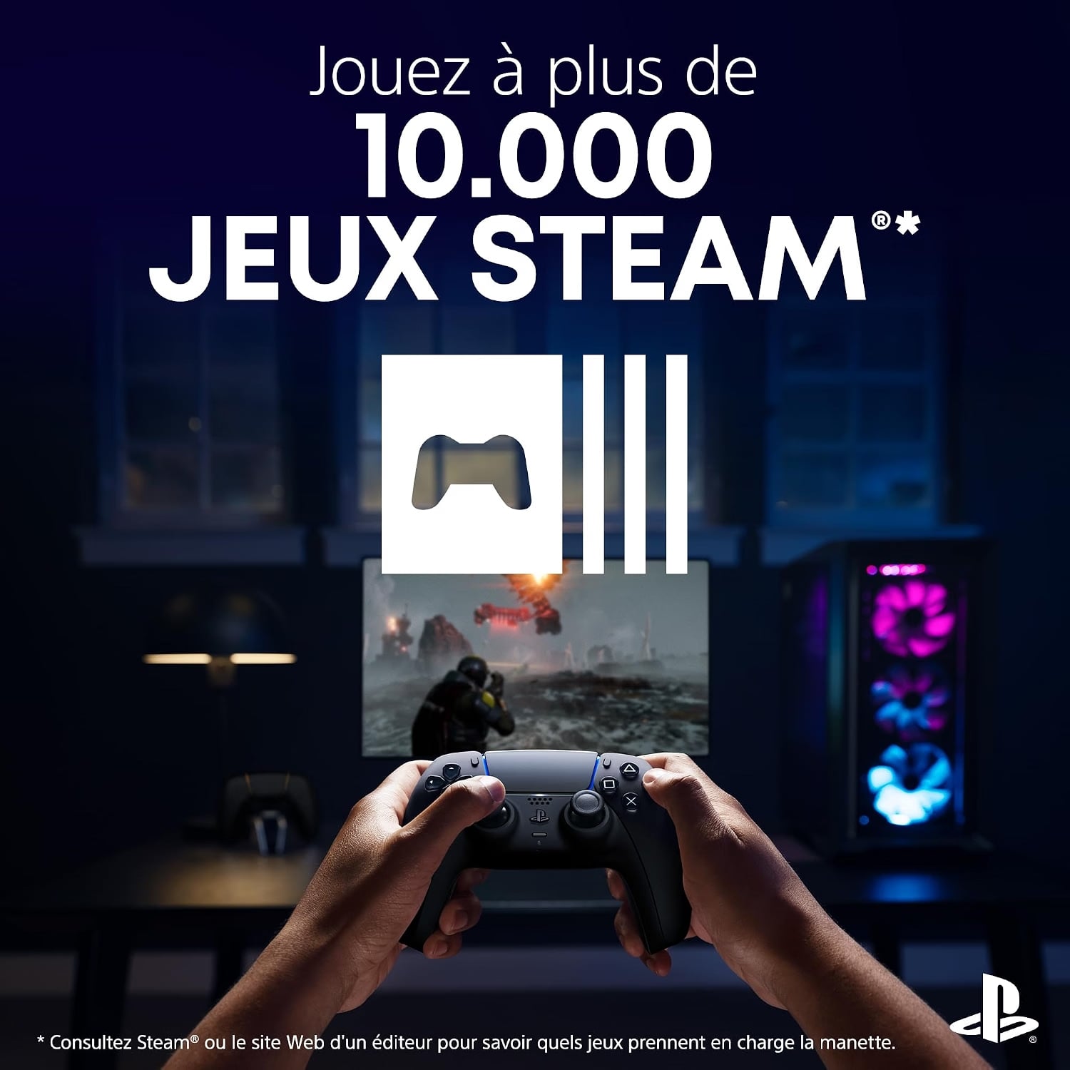 Sony Manette DualSense Midnight Black - Périphérique de jeu - 6