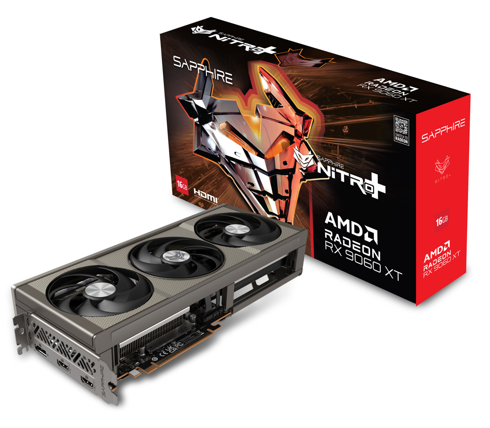Sapphire Nitro+ Radeon RX 9060 XT GAMING OC 16GB - Carte graphique - 1