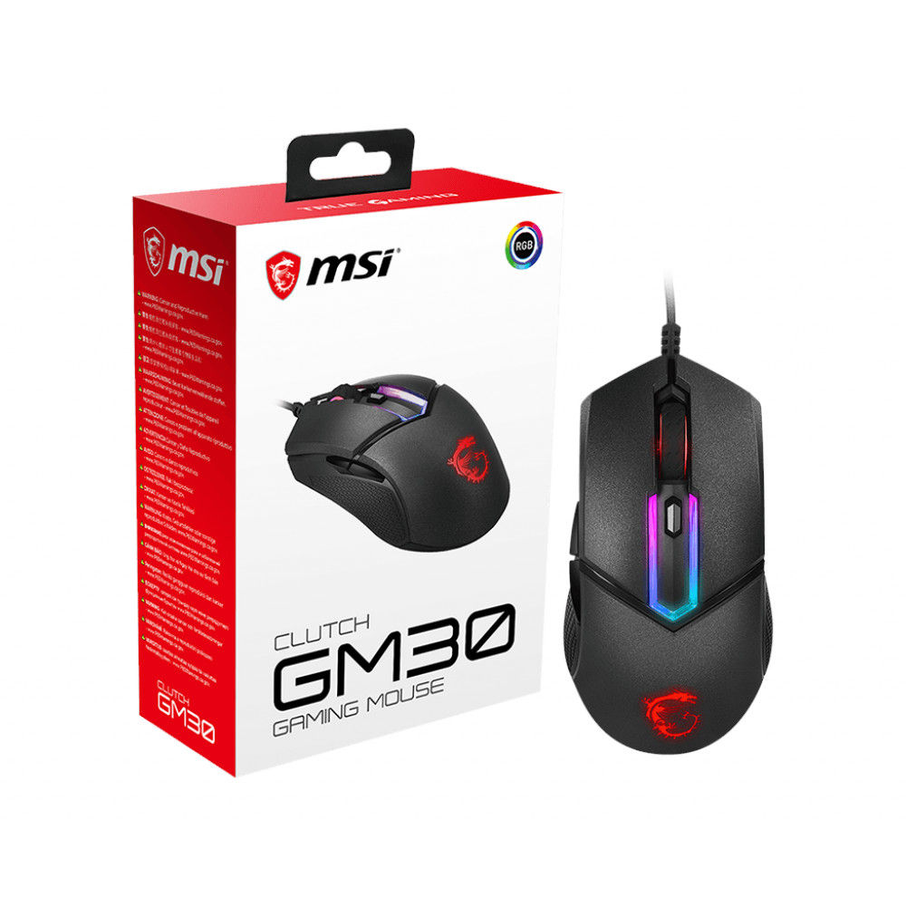 MSI Clutch GM30 - Souris PC MSI - grosbill.com - 1