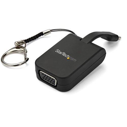 Keychain Adapter - USB C to VGA - 1080p - Achat / Vente sur grosbill.com - 0