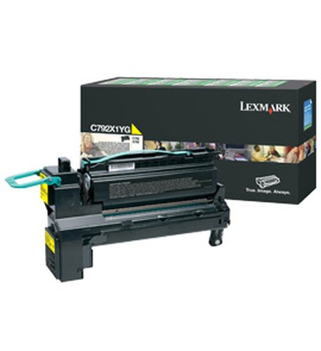 Lexmark - Jaune - C792X1YG