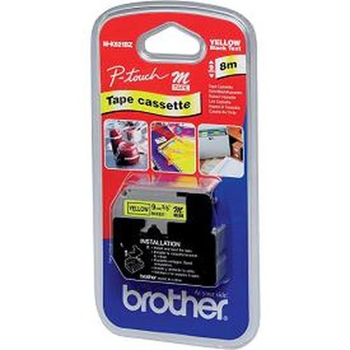 Brother Tape/Yellow/Black 9mm f P-Touch 8M