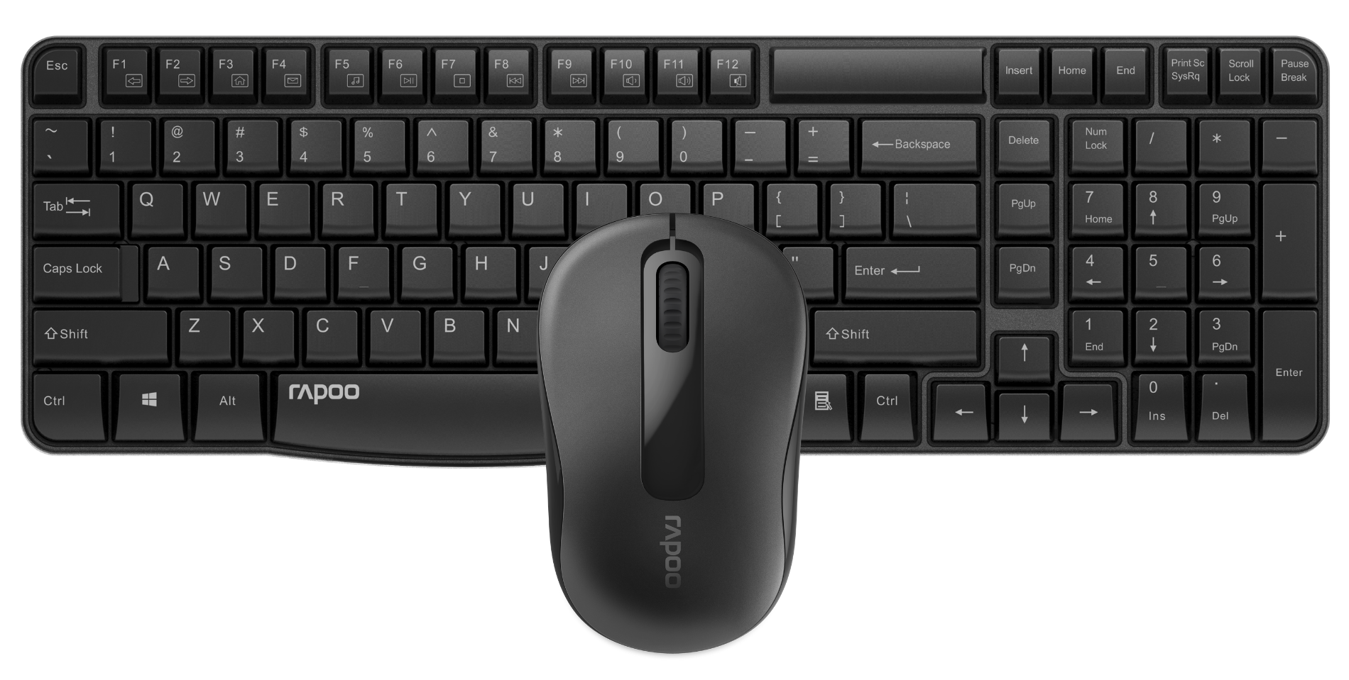 Pack Clavier/Souris Rapoo Grosbill