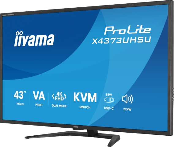 Iiyama 43 pouces  X4373UHSU-B2 - Ecran PC Iiyama - grosbill.com - 2