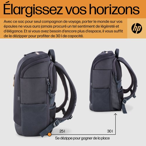 HP Travel 25L 15.6 IGRLaptop Bckpck - Achat / Vente sur grosbill.com - 5