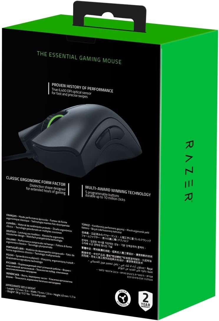 Razer DeathAdder Essential - Souris PC Razer - grosbill.com - 3