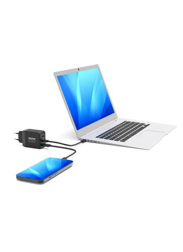 POWER SUPPLY 65 W - TYPE C GaN - EU - Accessoire PC portable Port - 5