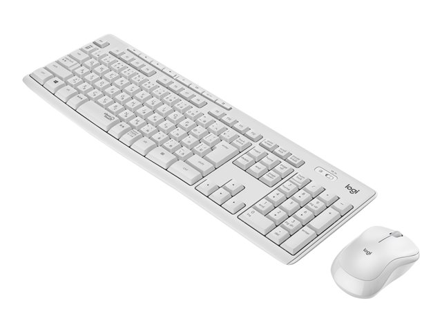 Logitech MK295 Silent Wireless Combo WHITE - Pack Clavier/Souris - 2