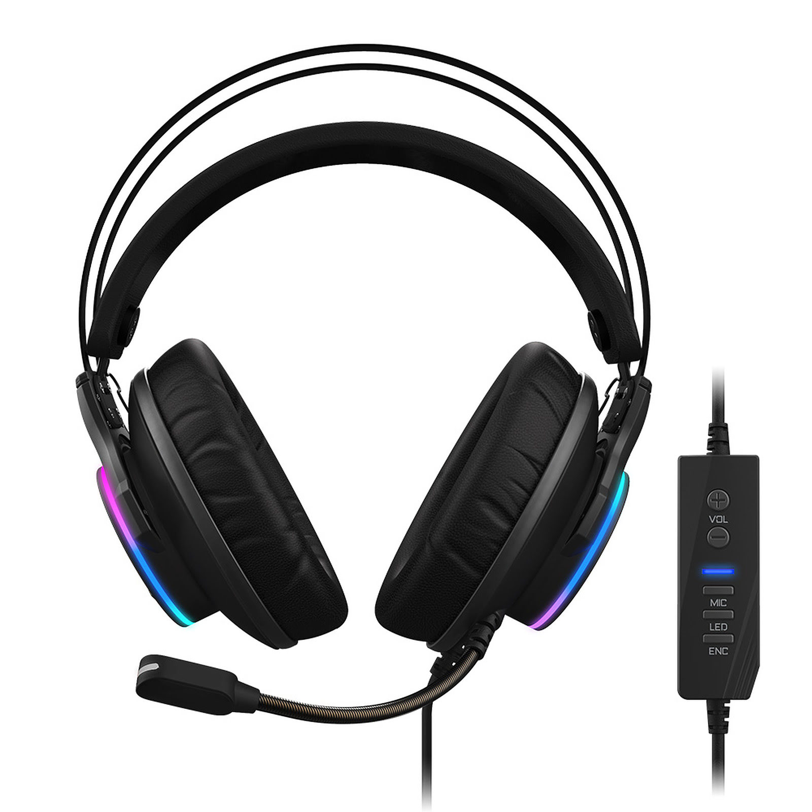 Gigabyte AORUS H1 7.1 Surround RGB - Micro-casque - grosbill.com - 4