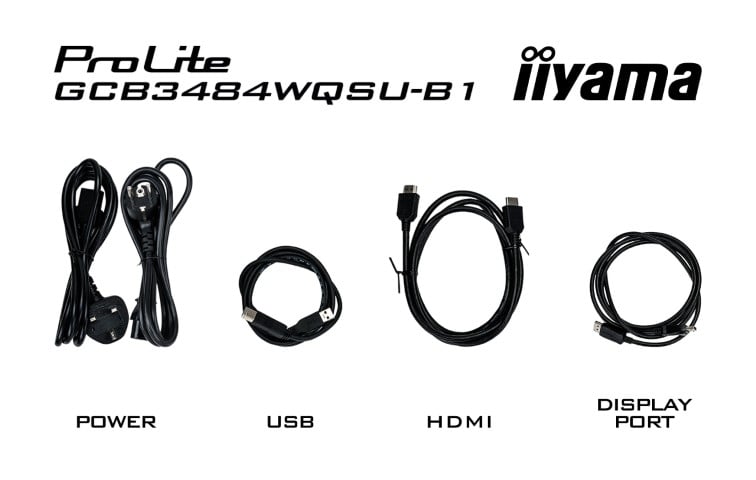 Iiyama 34 pouces  GCB3484WQSU-B1 - Ecran PC Iiyama - grosbill.com - 2