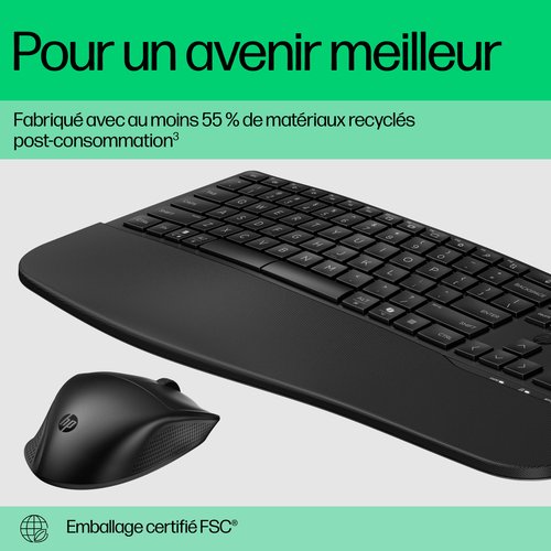 HP 680 CFT Dual-Mode KB/Mse Combo FR - Achat / Vente sur grosbill.com - 3