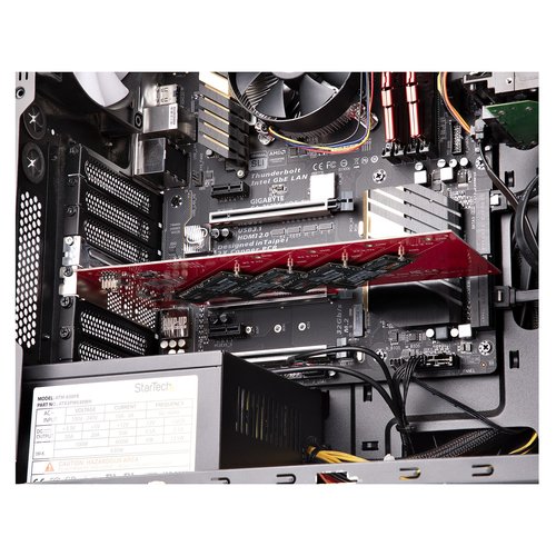 QUAD M.2 PCIE SSD ADAPTER CARD - Achat / Vente sur grosbill.com - 8