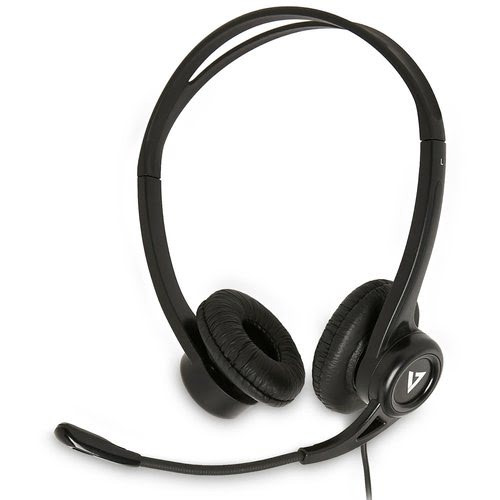 V7 Casque stereo USB Essentials avec microphone