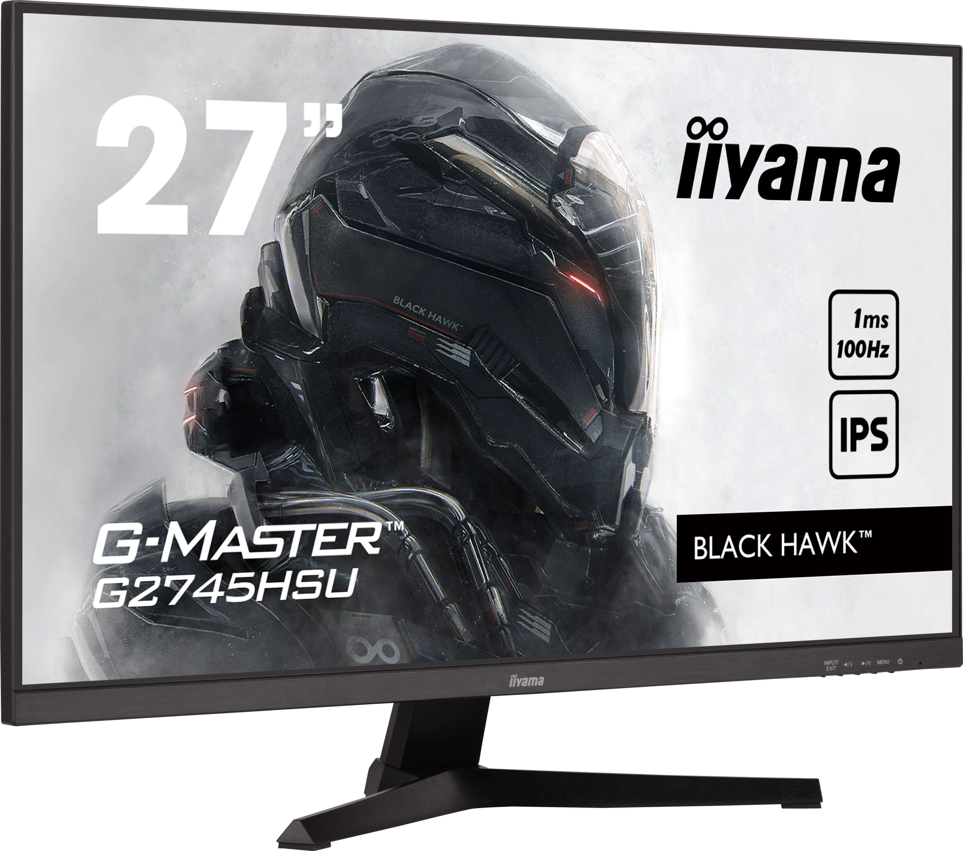 Iiyama 27 pouces  G2745HSU-B2 - Ecran PC Iiyama - grosbill.com - 1