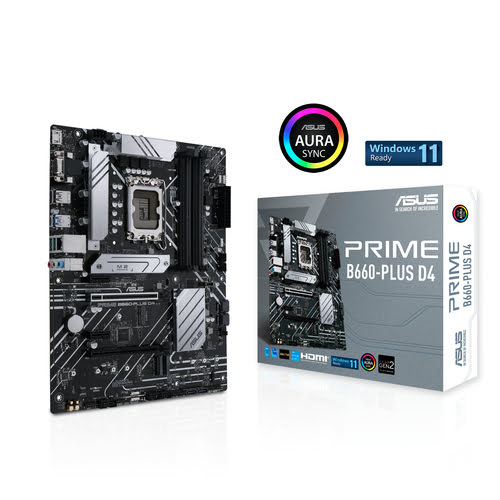 Grosbill Carte mère Asus PRIME B660-PLUS D4 - B660/LGA1700/ATX