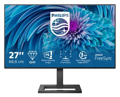 27" IPS Monitor 2560 x 1440 75Hz Displ - Achat / Vente sur grosbill.com - 0