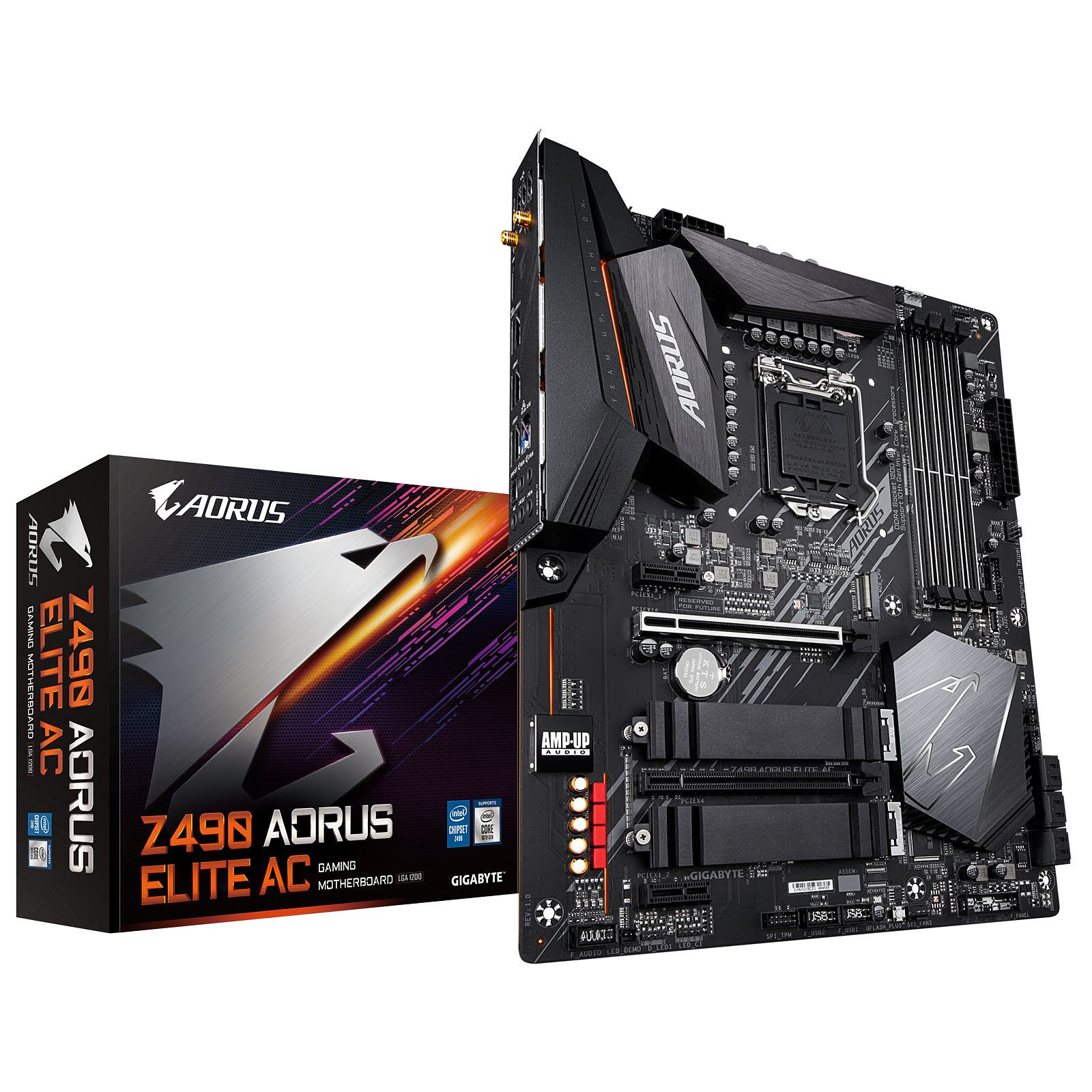 Gigabyte Z490 AORUS ELITE AC ATX  - Carte mère Gigabyte - 0