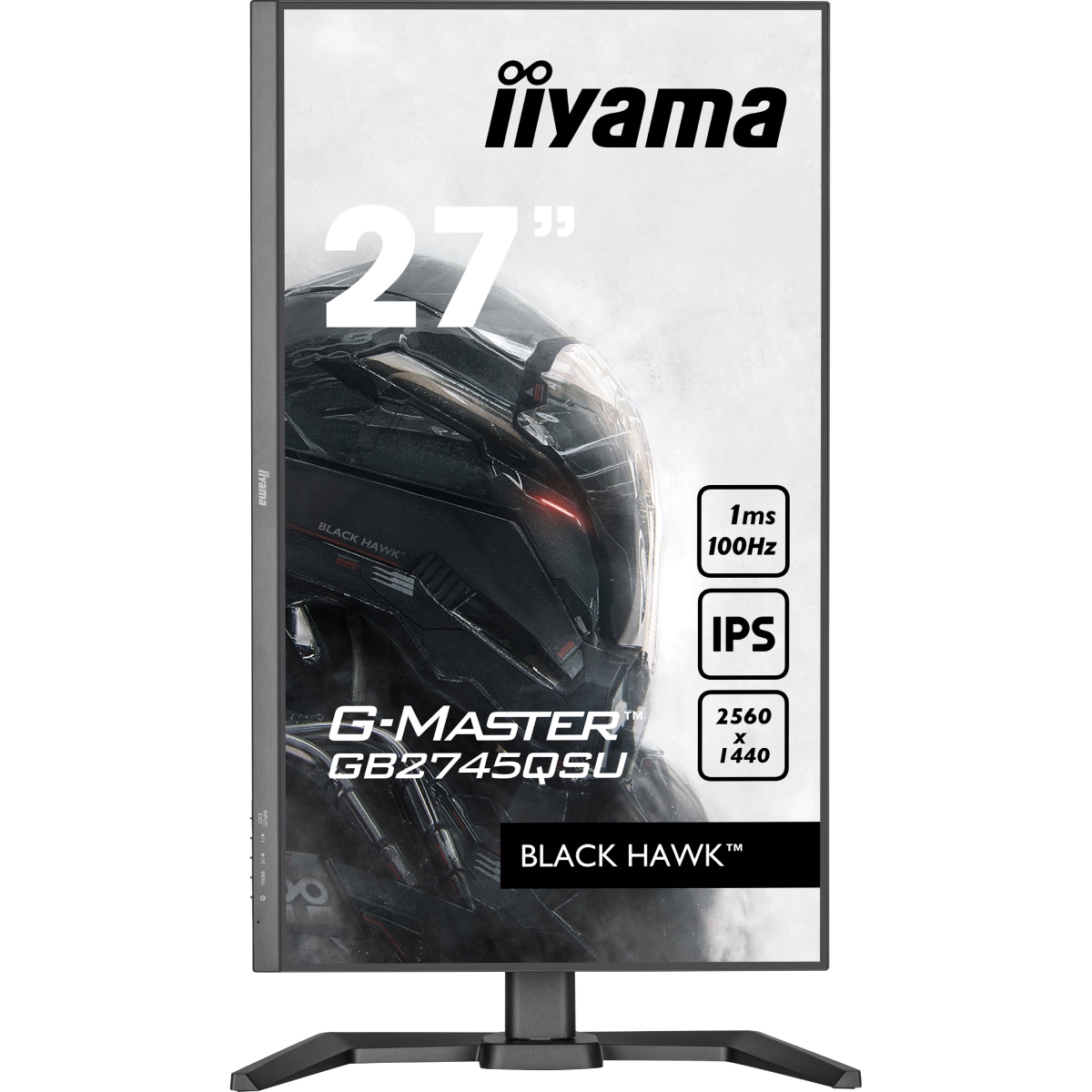 Iiyama 27 pouces  GB2745QSU-B1 - Ecran PC Iiyama - grosbill.com - 1