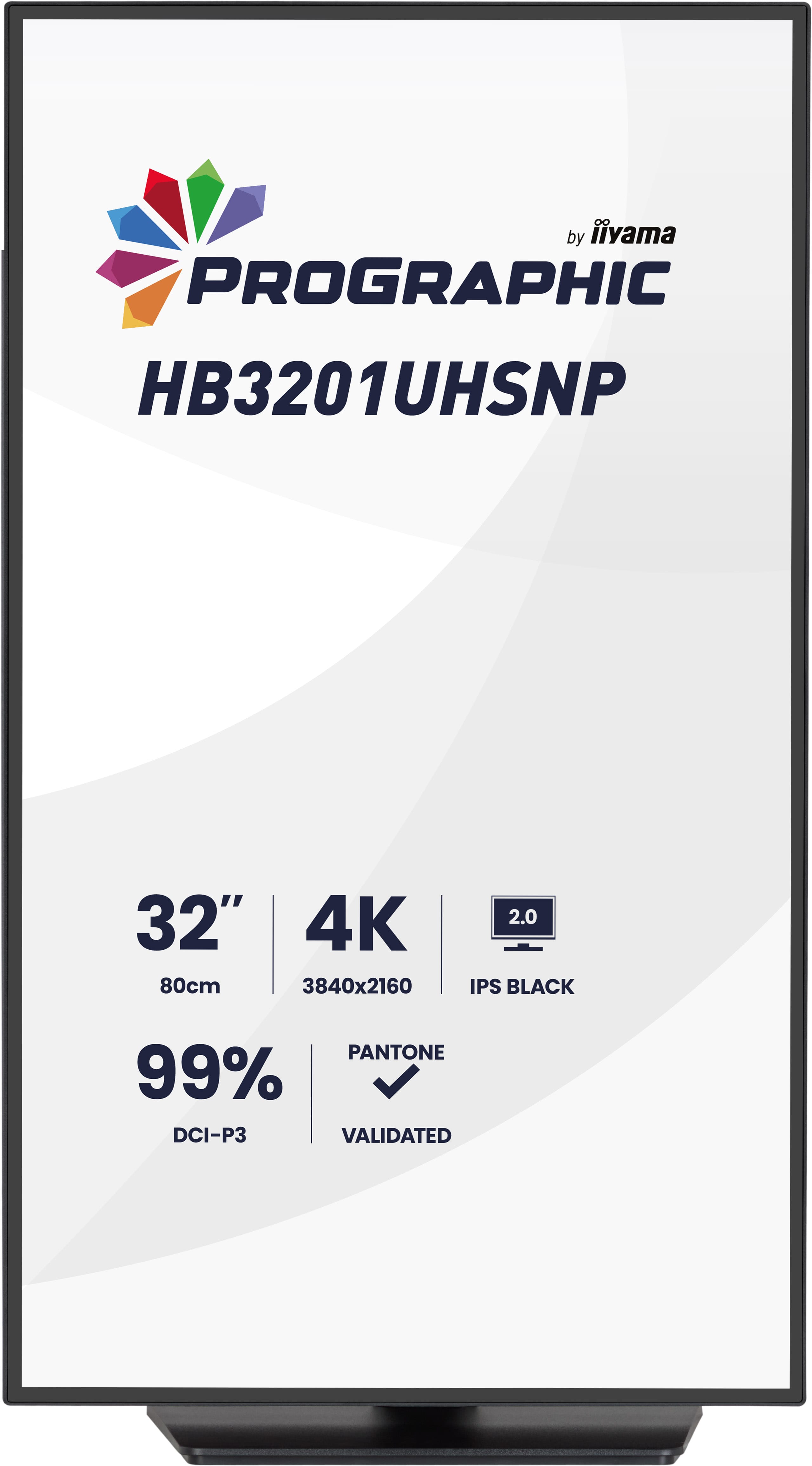 Iiyama 32 pouces  HB3201UHSNP-B1 - Ecran PC Iiyama - grosbill.com - 1