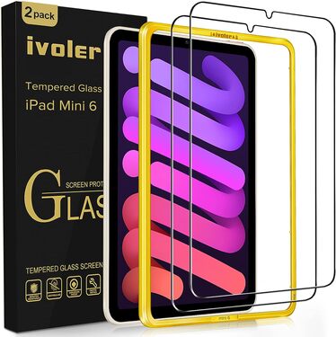 image produit Compatible Pack de 2 Verre Trempé pour iPad Mini 6 8.3 Pouces Grosbill