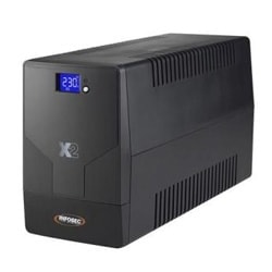 X2 LCD Touch 1600VA In-Line - 4 Prises SCHUKO FR - Onduleur Infosec - 0