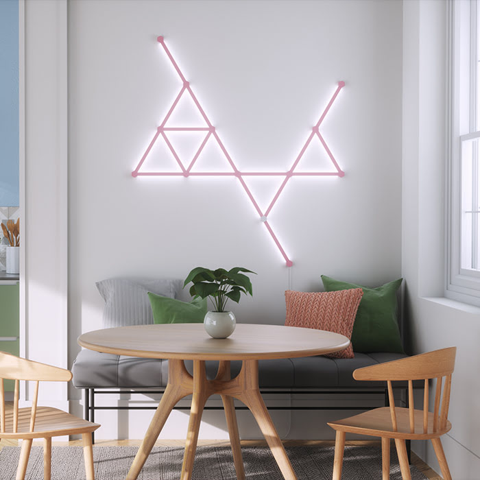 Nanoleaf Lines Skin Rose Mate - 9 pièces (NL59-0001PM-9PK) - Achat / Vente Objet connecté / Domotique sur grosbill.com - 6