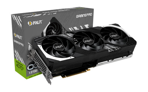 Palit GeForce RTX 4070Ti GamingPro OC 12GB DLSS3 - Carte graphique - 7