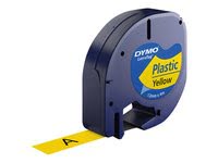 image produit Dymo LetraTAG Transfert textile Noir/Jaune Grosbill