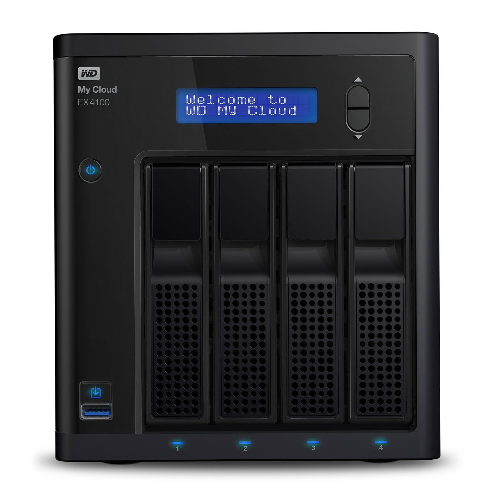 WD My cloud EX4100 sans disques - 4 HDD - Serveur NAS WD - 0