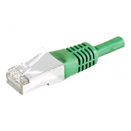 RJ45 Vert Cat.6 S/FTP - 5m  - Connectique réseau - grosbill.com - 0