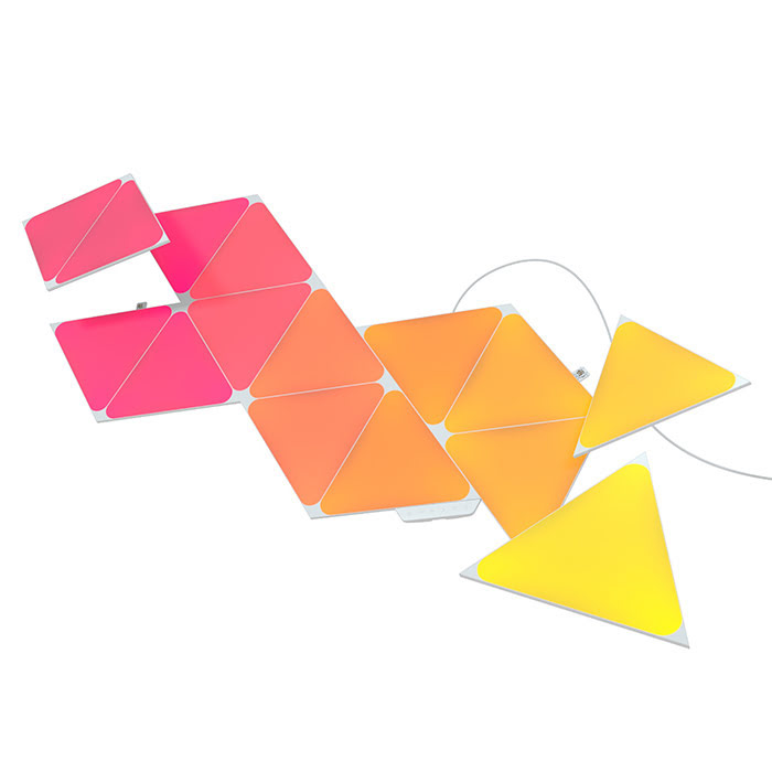 Nanoleaf Shapes Triangles Starter Kit - 15 Pièces (NL47-6002TW-15PK) - Achat / Vente Objet connecté / Domotique sur grosbill.com - 1