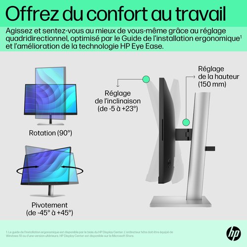 21.5IN FULL HD 1920X1080 16:9 - Achat / Vente sur grosbill.com - 8