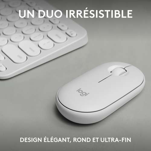 Logitech Pebble 2 Combo White - Pack Clavier/Souris - grosbill.com - 7