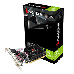 Grosbill Carte graphique Biostar G210-1GB D3 LP - N210/1Go/VGA/DVI/HDMI