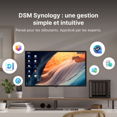 Synology DS425+ - 4 Baies  - Serveur NAS Synology - grosbill.com - 9